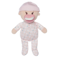 Zestaw dla dzieci lalka Peach i przenośne łóżeczko Love Stella Manhattan Toy