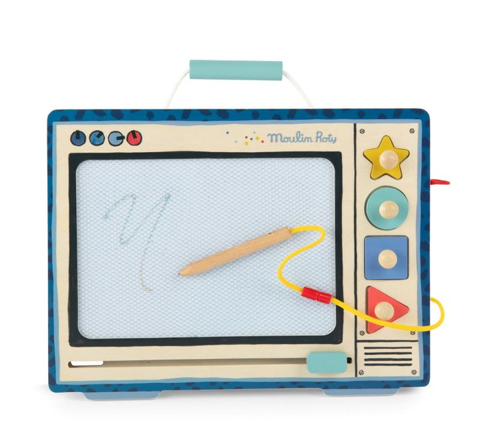 Znikopis z magnetycznym ekranem do rysowania Puce & Pilou Moulin Roty
