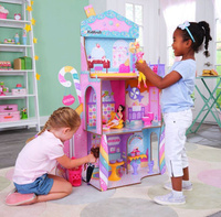 Trzypiętrowy domek dla lalek z drewna Candy Castle KidKraft