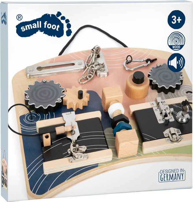 Edukacyjna tablica aktywności motorycznej zamki Small Foot 