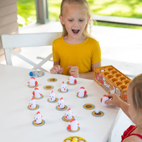 Gra memory ćwiczenie pamięci Kurnik Peek-A-Doodle Doo Fat Brain Toys