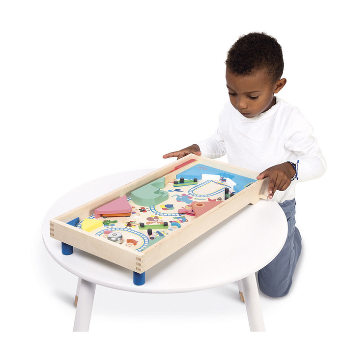 Pinball drewniana gra zręcznościowa Applepop Janod