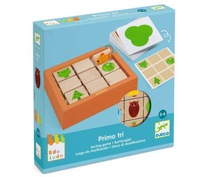 Gra Primo Tri drewniana układanka Eduludo Djeco 
