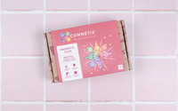 Klocki magnetyczne dla dzieci Pastel Geometry Pack 40 el Connetix