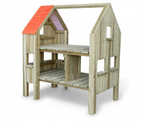 Drewniany domek dla lalek domek do zabawy w sklep Outdoor Erzi