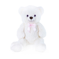 Duży miś pluszowy Lily 78 cm biały Rappa maskotki