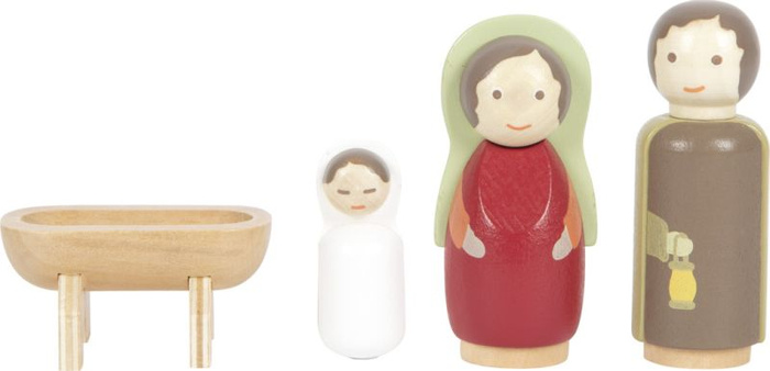 Drewniana stajenka bożonarodzeniowa szopka betlejemska Small Foot