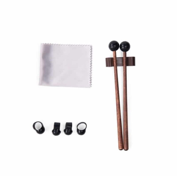 Instrument muzyczny duży bębenek językowy ciemny turkus DANS LA JUNGLE Moulin Roty