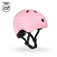 SCOOTANDRIDE Dziecięcy Kask i Ochraniacze Rose S-M ochronny Zestaw 3 lata+