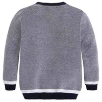 Granatowy sweter dla chłopców z kotwicą, Mayoral
