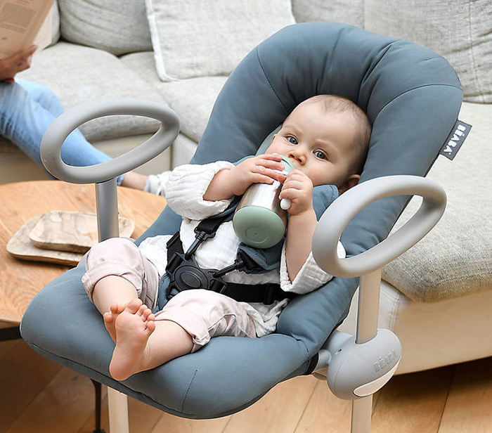 Bidon termiczny dla dziecka Niekapek ze słomką termobutelka 250ml Sage green Beaba