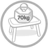 Smoby Stolik ogrodowy lub do pokoju dziecięcego zielony funkcjonalny Mebel 