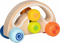 Drewniany samochodzik dla dzieci Twirly-wirly Goki