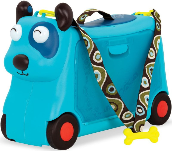 Interaktywny jeździk walizka dla dzieci On the Gogo Woofer Pies B.Toys