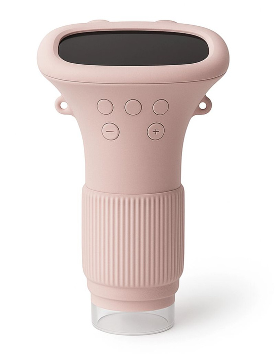 Mikroskop cyfrowy dla dzieci kieszonkowy KidLupe pastelowy róż z ekranem LCD Kidinex