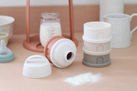 Pojemniki na mleko w proszku 4x110ml cotton white terracotta Beaba
