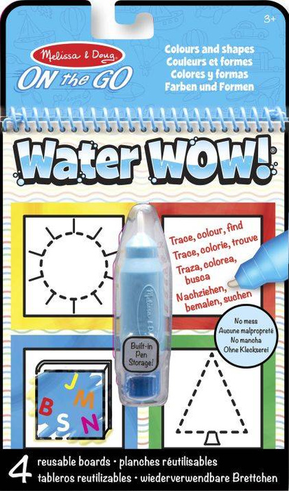 Wodna kolorowanka wielokrotnego użytku Water Wow Kolory i kształty Melissa & Doug
