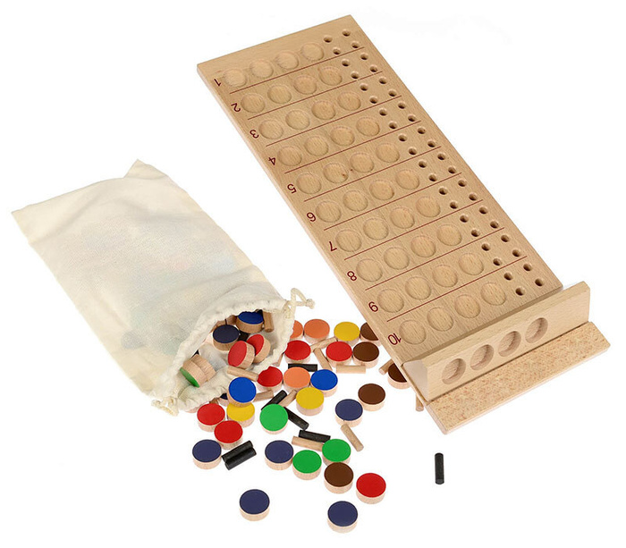 Mistrz Logiki drewniana gra logiczna dla 2 os. rozszyfruj kod przeciwnika Pilch