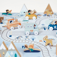 Mata dla dzieci do zabawy z drogą Biała Dolina Cross Roads Janod