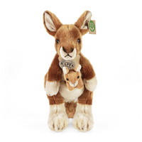 Pluszak dla dzieci kangur z dzieckiem 27 cm Rappa maskotki