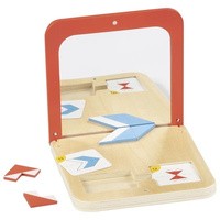 Układanka logiczna dla dzieci Symetrie odbicia lustrzane Goki