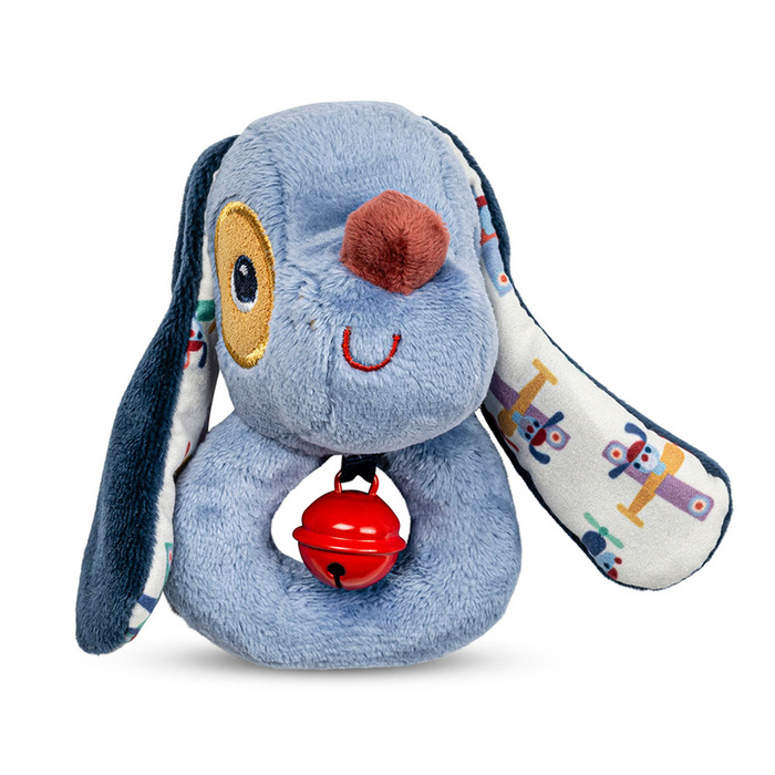 Mięciutka grzechotka z dzwoneczkiem Piesek Jules Lilliputiens