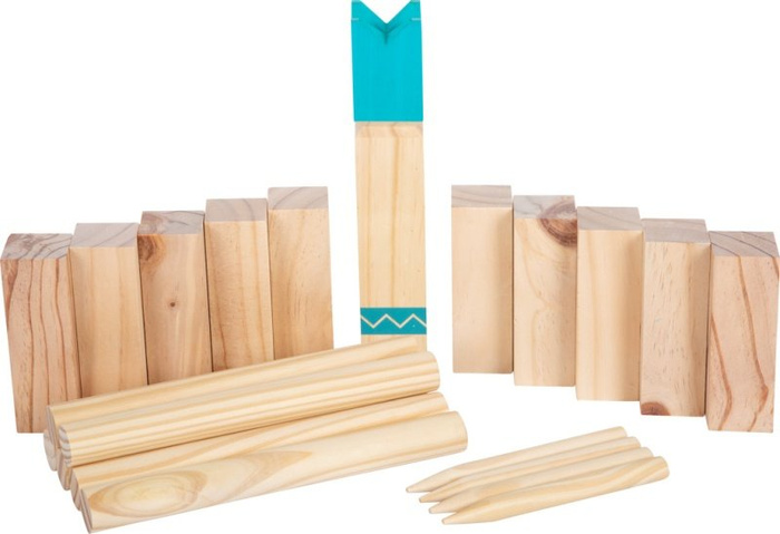 Gra Kubb Viking z bawełnianą torbą Active Small Foot