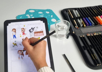 Tablet kreatywny dla dzieci 3 w 1 z podświetleniem Buki do odrysowywania komiksu flipbook