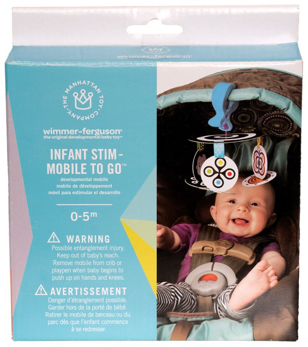 Barwna karuzela do wózka Wimmer Ferguson Manhattan Toy