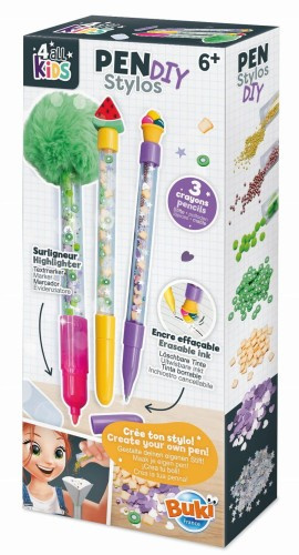 Zestaw diy długopisy i mazak Słodkości Buki
