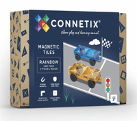 Klocki magnetyczne dla dzieci Rainbow Car Pack Connetix