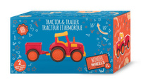 Traktor z przyczepką Autko dla dzieci Wonder Wheels Battat