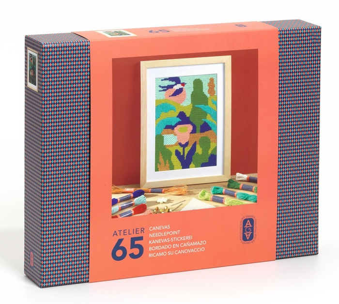 Djeco Zestaw artystyczny dla dorosłych Atelier 65 Haft gobelinowy