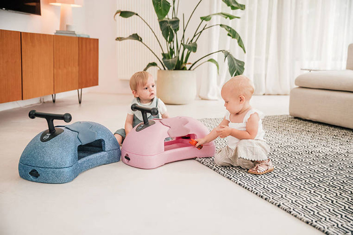 Scootandride My First jeździk pchacz dla dzieci 3w1 6 m+ Steel niebieski