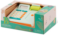 Kasa fiskalna do zabawy dla dzieci kalkulator i skaner kart Mini Cashier Playset B.Toys