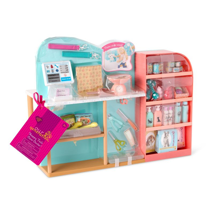 Salon pielęgnacji psów i kotów ze sklepem Groomer Happy Tails Care Center Our Generation