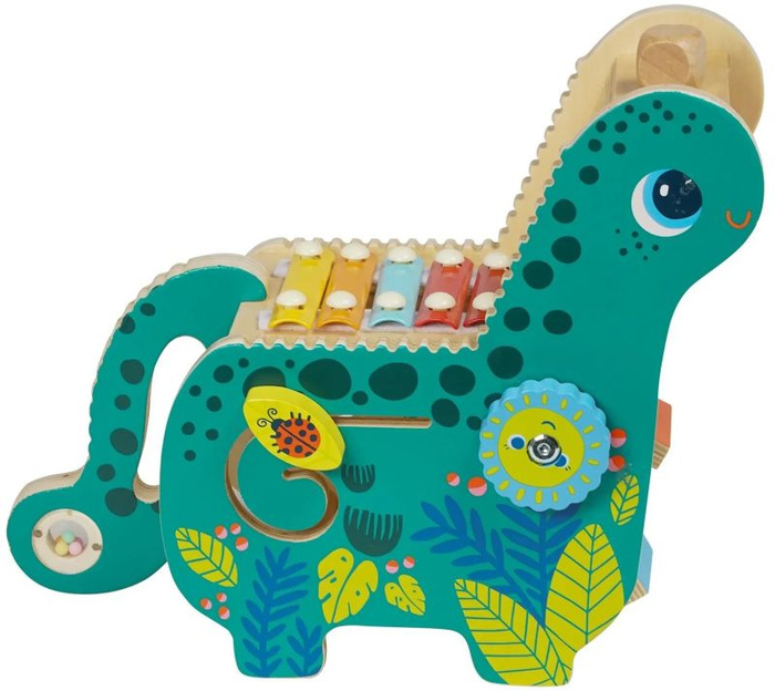 Zabawka muzyczna drewniany dinozaur Diego Manhattan Toy