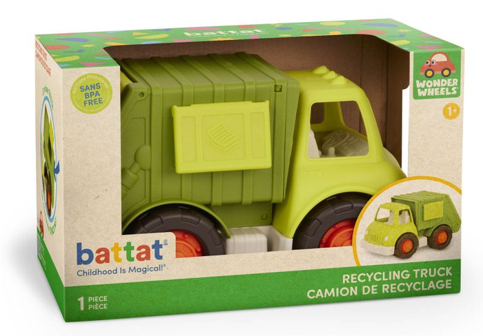 Samochodzik dla dzieci Śmieciarka ciężarówka Wonder Wheels Battat