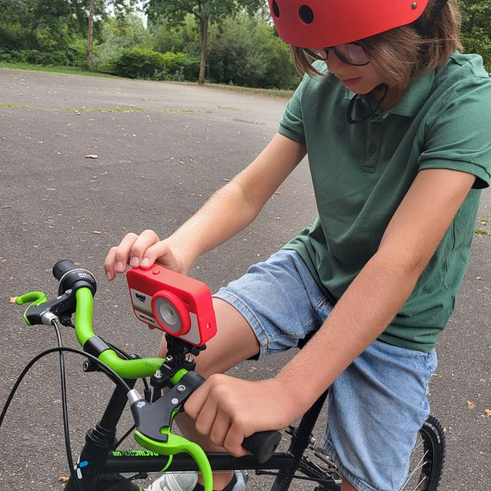 CamPro Aparat 2w1 kamerka do kasku na hulajnogę i rower Buki