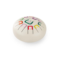 Instrument muzyczny duży bębenek językowy biały APRES LA PLUIE Moulin Roty