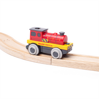 Lokomotywa Might Red Loco z napędem Bigjigs Rail 