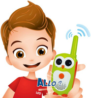 Walkie-Talkie Junior zasięg 2 km Buki nauka i zabawa