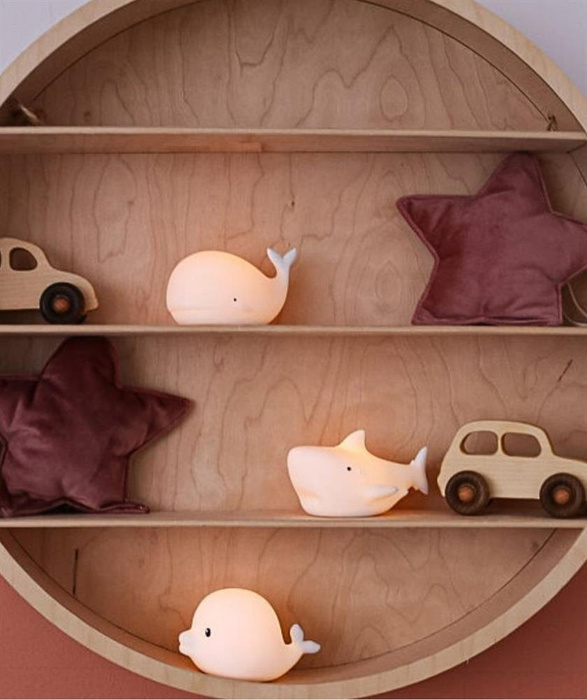 Lampki wodoodporne mini morskie silikonowe 3 szt Rabbit & Friends