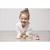 Drewniane ciasteczka w pojemniku Twist Janod