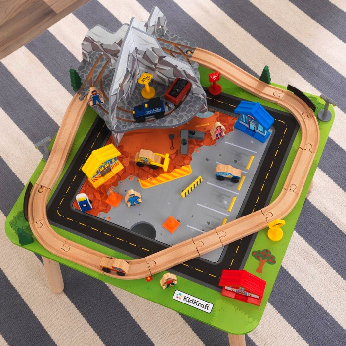 Drewniana kolejka górska dla dzieci stolik z akcesoriami Rocky Mountain KidKraft