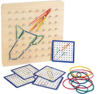 Drewniana tablica edukacyjna wzory geometryczne Small Foot, gry i zabawy