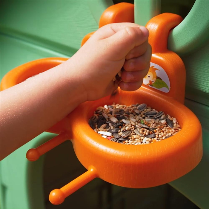 FEBER innowacyjny Domek ogrodowy Recycle Eco Segregacja odpadów Zielona Energia edukacyjna Zabawka dla dzieci