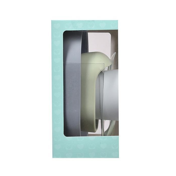 Komplet naczyń z silikonu z przyssawką Jungle Beaba 