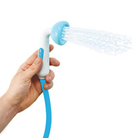 Yookidoo Słonik przenośny niebiesko-granatowy prysznic z kontrolowanym strumieniem wody dla niemowląt