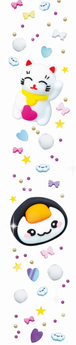 Zestaw diy długopisy i mazak Kawaii Buki